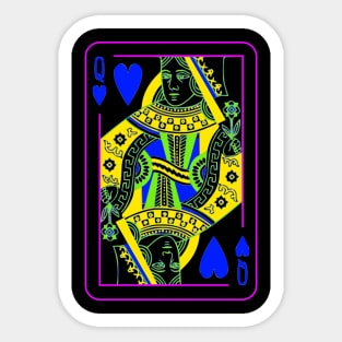 Queen of Hearts Bright Mode Sticker